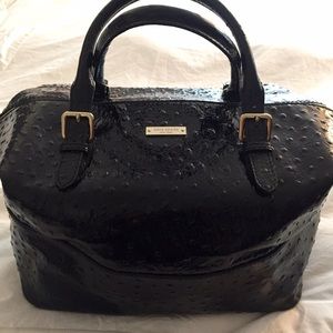 Kate Spade Ostrich Patent Leather Satchel